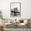 Gerahmtes Poster - Schwarzer Rahmen - Brücke Brooklyn Produktbild-Vorschau 6