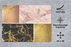 MuchoWow® Mauspad Mousepad Marmor - Roségold - Collage Produktbild-Vorschau 2