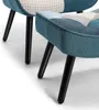 HomeMiYN Loungesessel aus Kunstleinen, Colorblock-Design, Produktbild-Vorschau 6