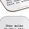 Mr. & Mrs. Panda Tischuntersetzer Spruch Ehefrau Chaos - Produktbild-Vorschau 5