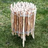SEVICO 5m Staketenzaun 35cm x 5m mit Lattenabstand 7-8cm Produktbild-Vorschau 2