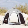 Tenda per piscina vidaXL Grigio 366 x 305 x 231 cm in Anteprima dell’immagine prodotto 3