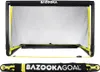 A mini soccer goal and its folded carrying case are shown against a white background. Produktbild-Vorschau