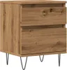 vidaXL Nachttisch Artisan-Eiche 40x35x50 cm Holzwerkstoff Produktbild-Vorschau 2