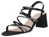 Tamaris Damen Sandalette mit Strass und Blockabsatz Produktbild-Vorschau 6