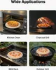 SucceBuy Pierre à pizza 381 x 381 mm, pierre ronde en Voir les images du produit 6