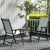 Outsunny Beistelltisch klappbar Gartentisch Ø46 x 53 cm Produktbild-Vorschau 8