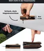 A collage of images showing a cardholder and a wallet. Produktbild-Vorschau