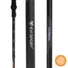 Close-up view of parts of three trekking poles against a white background. Podgląd zdjęcia produktu