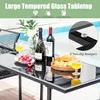 KOMFOTTEU 3-teiliges Bartisch mit Klappstühlen, Garten Produktbild-Vorschau 4
