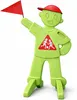 Von Steineich® PlaySafe – Kinder Warnfigur mit Fahne | Produktbild-Vorschau 1