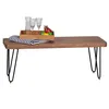 WOHNLING Esszimmer Sitzbank BAGLI Massiv-Holz Akazie 120 x Produktbild-Vorschau 1