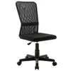 vidaXL Sedia da ufficio nera 44x52x100 cm in tessuto a rete Anteprima dell’immagine prodotto 7