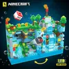 Stavebnice - Minecraft Scéna Skryté hlubiny + figurky a LED Náhled obrázku produktu 3