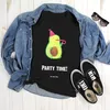 Mr. & Mrs. Panda Größe M T-Shirt Avocado Party Zeit - Produktbild-Vorschau 2
