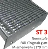 Stahltreppe 12 Stufen bis Höhe 240 cm, Laufbreite : 80 cm Produktbild-Vorschau 4