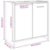 VidaXL 856039, Holz, Holz, 600 mm, 330 mm, 600 mm, 1 Produktbild-Vorschau 8