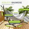 Juskys Hängematte Paya mit Gestell - Doppelhängematte für 2 Produktbild-Vorschau 2