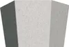 A close-up, angled view of a hexagonal cardboard tube, likely a craft item or party favor. Produktbild-Vorschau