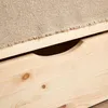 Homestyle4u drevená posteľ z paliet 90x200 s lamelovým Náhľad obrázku produktu 15