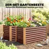 Outsunny Hochbeet Blumenhochbeet witterungsbeständig, aus Produktbild-Vorschau 4