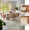 tectake® Lissy křeslo v boho stylu 59 x 56,5 x 82,5 cm, Náhled obrázku produktu 11