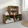 Set di cassette in legno fiammato 50x40x30 cm - Varianti Anteprima dell’immagine prodotto 6