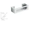 Turbo-Loc® Wandablage Bralia Chrom Produktbild-Vorschau 6