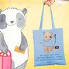 Mr. & Mrs. Panda Tragetasche Hotelfachmann Herz - Sky Blue Produktbild-Vorschau 2
