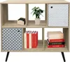 Möbilia Sideboard | 4 offene Fächer, 2 Türen| MDF mit Produktbild-Vorschau 1