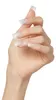 KISS Salon Acrylic Natural "Euphoria" wit, middellange Productafbeelding-voorbeeld 3
