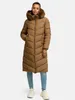 Tazzio Damen Wintermantel F801 (Camel, S) Produktbild-Vorschau 2