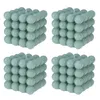 4x Deko Bubble Kerze Grün Groß 10 x 10 cm Bubblekerze 630g Produktbild-Vorschau 1