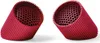 Two red cylindrical objects with hexagonal perforations are shown against a white background. Náhled obrázku produktu