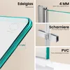 EMKE Paroi de douche Porte battante 90x140cm Voir les images du produit 4