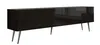 CABINET TV : nero opaco / nero lucido, gambe cromate, 170 x Anteprima dell’immagine prodotto 1