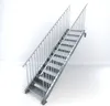 Stahltreppe 11 Stufen bis Höhe 220 cm, Laufbreite : 80 cm Produktbild-Vorschau 1