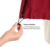 Deuba Housse de protection pour parasol Ø3m Rouge bâche de Voir les images du produit 2