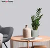 KOTARBAU® 2 St. Blumentopf Grau innen rund ⌀ 12 cm H: 12 cm Produktbild-Vorschau 2