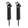 Lot de 2 Balises Solaires à Planter LED Blanc Chaud BRITY - Voir les images du produit 3