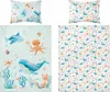 Bettwäsche, Kinderbettwäsche, Baumwolle 100x135 5508b Ozean Produktbild-Vorschau 2