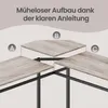 VASAGLE Eckschreibtisch, L-förmiger Computertisch, 140 x Produktbild-Vorschau 5