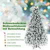 COSTWAY 225cm Künstlicher Weihnachtsbaum mit Schnee inkl. Produktbild-Vorschau 3