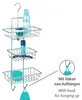 WENKO Duschcaddy Milano, 3 Ablagen, 2 Haken Duschcaddy zum Produktbild-Vorschau 2