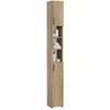 A tall, narrow cabinet with shelves and doors, designed for storage. Náhled obrázku produktu