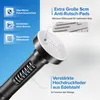 Gardinenstange ohne bohren [schwarz, 140-260cm] – Ø 25mm - Produktbild-Vorschau 3