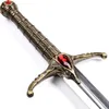 Spada decorativa fantasy 107,5 cm con supporto da parete – Anteprima dell’immagine prodotto 3