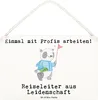 Mr. & Mrs. Panda holzbild Reiseleiter Leidenschaft DIN A6 - Produktbild-Vorschau 1