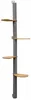 205 cm hoge wandkrabpaal met 4 plateaus voor katten - Sisal Productafbeelding-voorbeeld 1