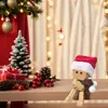 STILVORA Weihnachtsfiguren, Wackelfigur Holz Auto, Lustige Produktbild-Vorschau 3